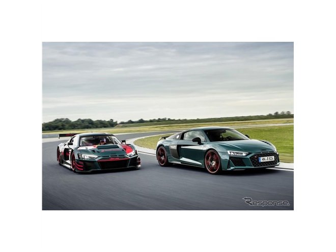 アウディ R8 に「グリーンヘル」、ニュル24時間での勝利を祝福…世界