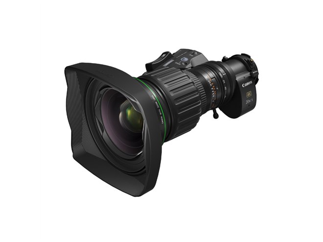 キヤノン、4K放送用カメラ対応ポータブルズームレンズ「CJ20e×5B