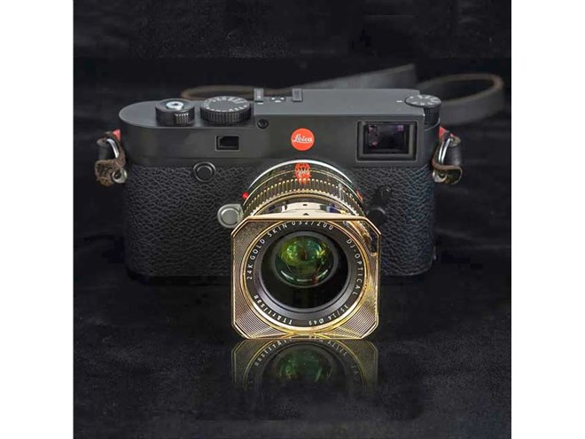 24金メッキの交換レンズ「TTArtisan 35mm f/1.4 Gold Edition