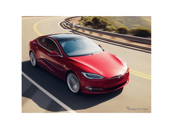 テスラプレート テスラ ポケットプレート テスラ モデルS に量産車世界最速「プラッド」…3モーター1100