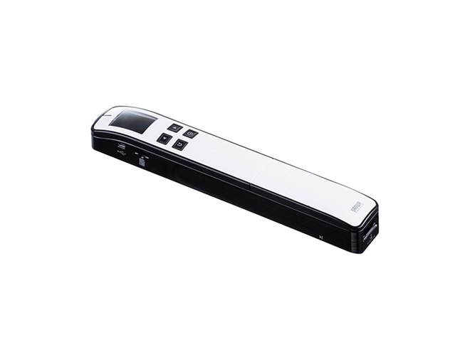 サンワダイレクト 2WAYスキャナ ハンディ400-SCN059W サンワ、ハンディ＆シートフィードの2Wayスキャナー「400