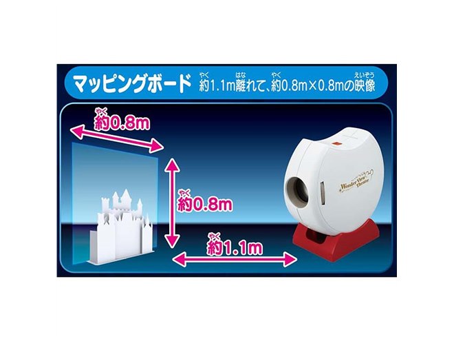 タカラトミー、家庭でプロジェクションマッピングが楽しめる「ワンダービューシアター」 - 価格.com