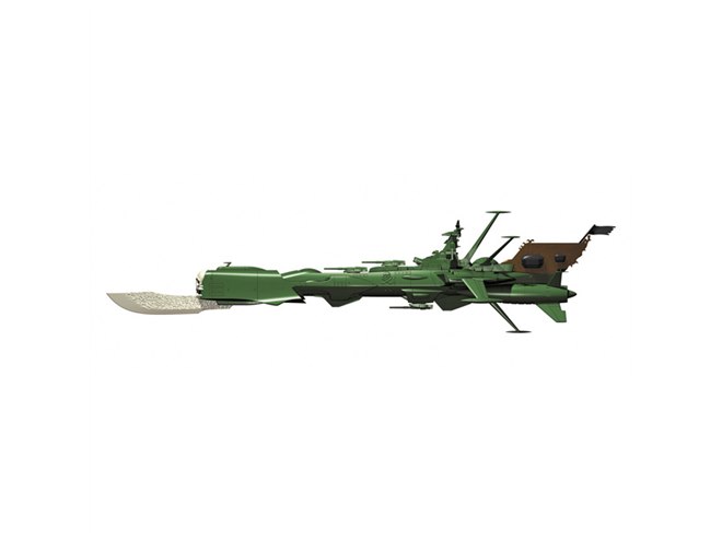 劇場版「銀河鉄道999」より、宇宙海賊戦艦アルカディアを全長226.5mmで