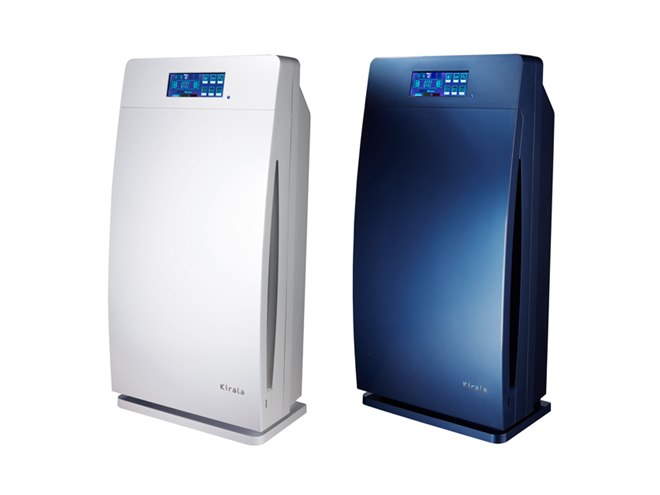 Y☆222 Kirala 空気清浄機 Aria KAH-138(WH) Kirala、放電式オゾン発生システムを採用した空気清浄機「Aria」など