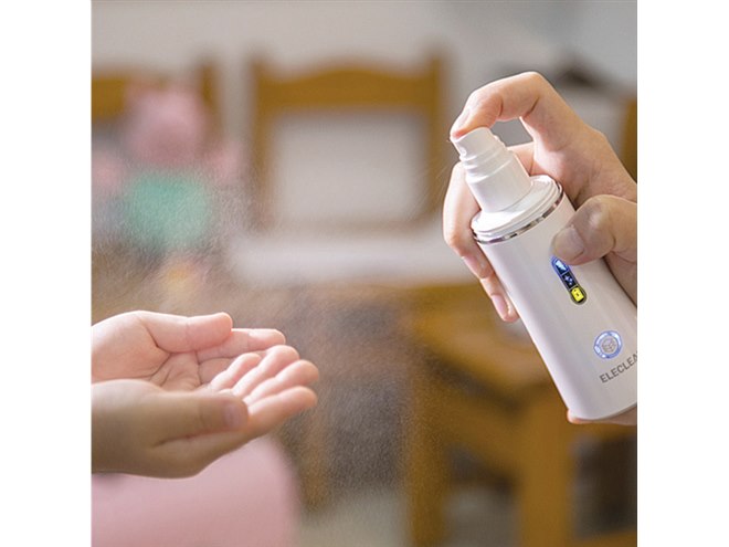 eleclean 携帯用除菌水製造機 ルナクリエイト、水道水を使った「エルクリーン 除菌水生成機」の取扱