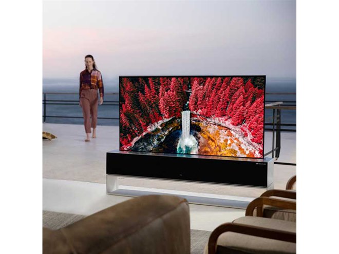 約900万円以上、ロール収納式の65型有機ELテレビ「LG SIGNATURE OLED R」 - 価格.com