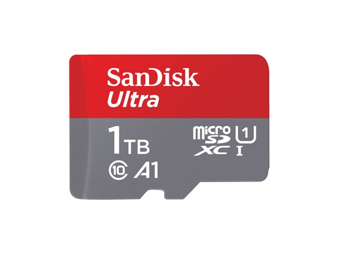 サンディスク、「ウルトラ microSDXC UHS-I カード」に容量1TBモデルを 