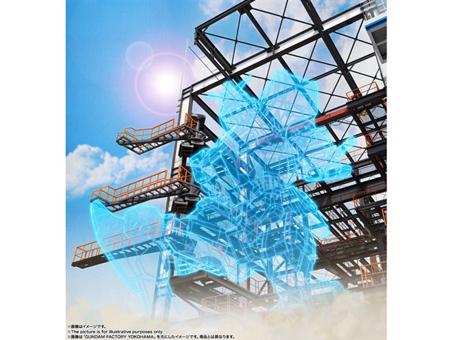 YOKOHAMA“動くガンダム”の展示風景を机上で再現できる「魂STAGE ACT.G