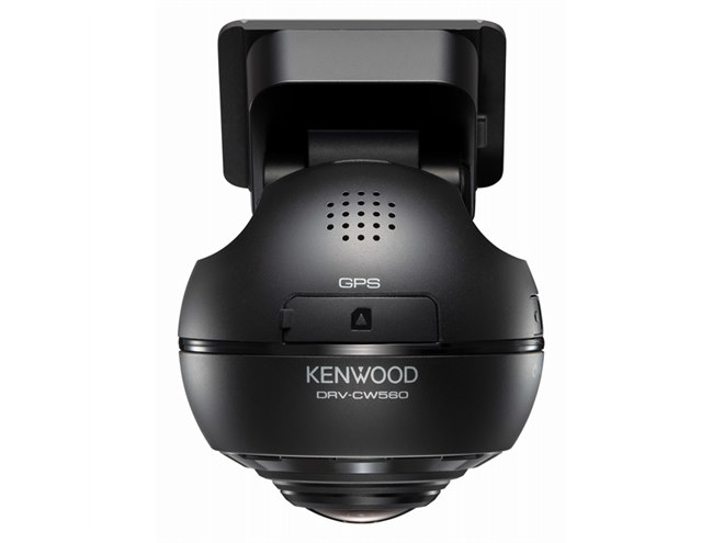 ケンウッド、約466万画素の360度撮影対応ドライブレコーダー「DRV