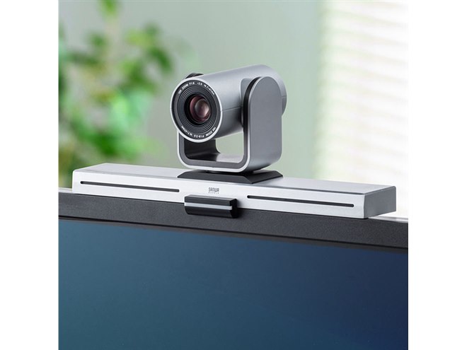 サンワ、光学10倍ズームレンズを搭載した会議用カメラ「400-CAM082