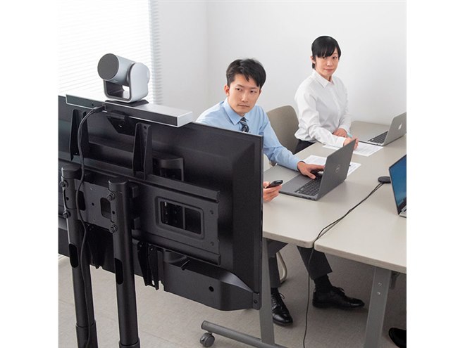 サンワ、光学10倍ズームレンズを搭載した会議用カメラ「400-CAM082