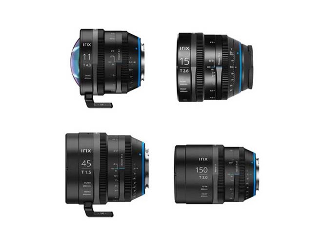 キヤノンレンズ Irix、シネレンズ4製品に「キヤノンRF」用など新マウント3種を追加
