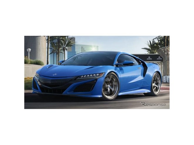 アキュラ NSX、初代オマージュの新色ブルー設定…2021年型を米国