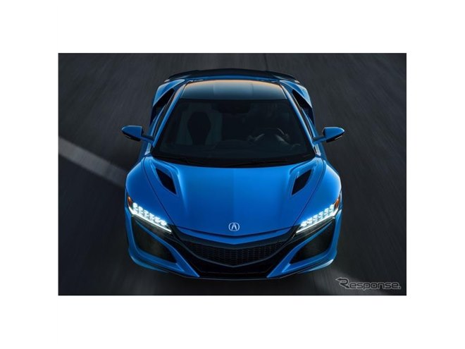 アキュラ NSX、初代オマージュの新色ブルー設定…2021年型を米国発表