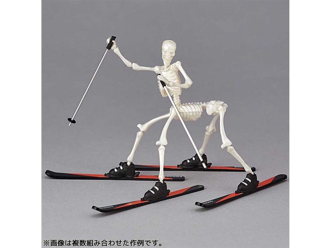 海洋堂、可動式アクションスカル「miniQ ドクロマンプラス