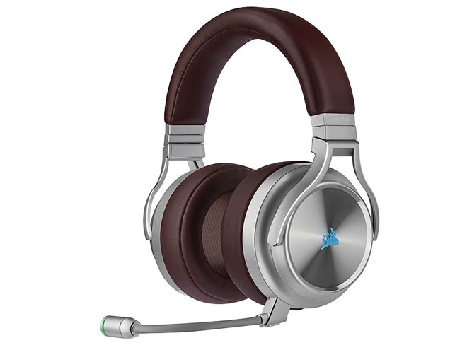 Corsair、ゲーミングヘッドセット「VIRTUOSO RGB WIRELESS」にブラウン