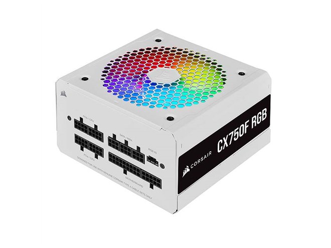 Corsair、アドレサブルRGBファンを搭載した電源ユニット「CXF RGB