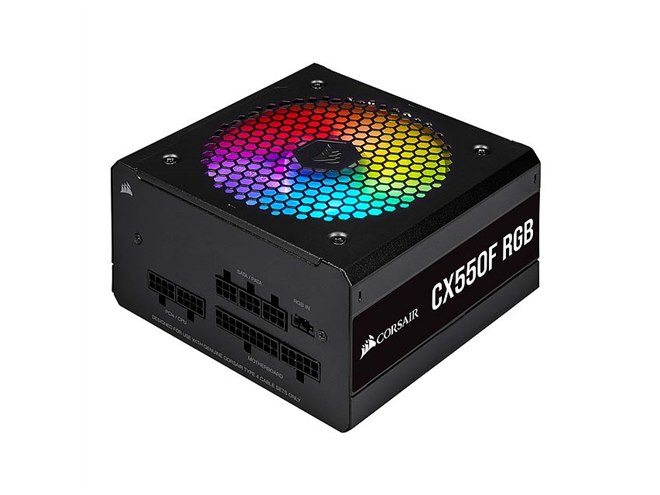 Corsair、アドレサブルRGBファンを搭載した電源ユニット「CXF RGB