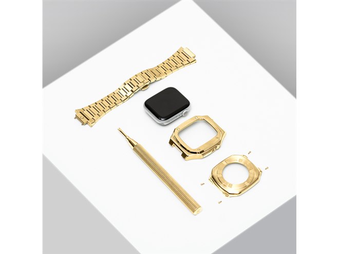 132,000円から、メタルブレスレット採用の高級Apple Watchケース「EV44