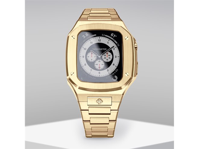132,000円から、メタルブレスレット採用の高級Apple Watchケース「EV44