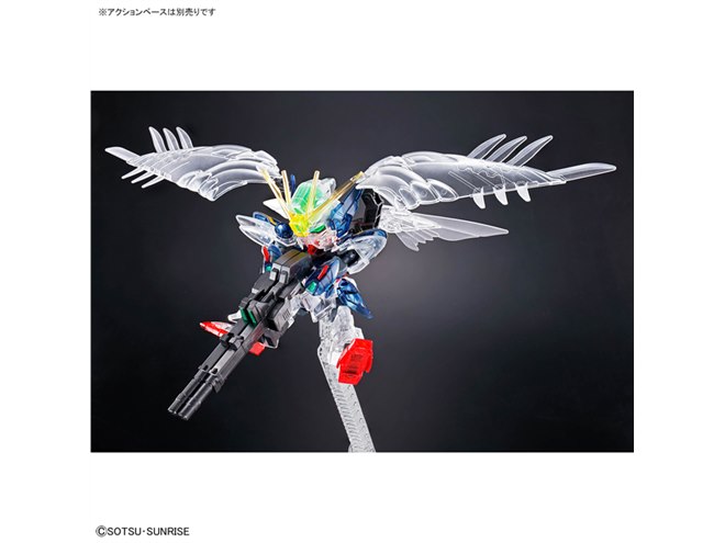 ウイングガンダムゼロEW、クリアカラーの「SDガンダム クロス