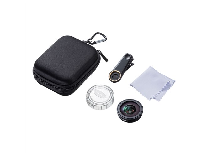 サンワ、ノートパソコンの内蔵カメラを広角化するレンズ「CMS-LENS1BK