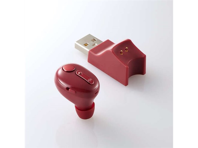 エレコム、充電台付き片耳タイプのBluetoothヘッドセット「LBT-HSC31