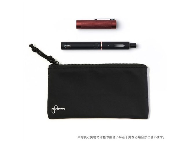 加熱式タバコ「Ploom TECH+」に非売品マルチポーチなど付属の 加熱式タバコ「Ploom TECH+」に非売品マルチポーチなど付属の