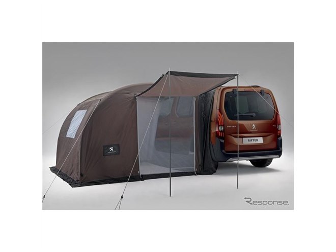 プジョー リフター 新型】純正カーサイドタープ発売、エア