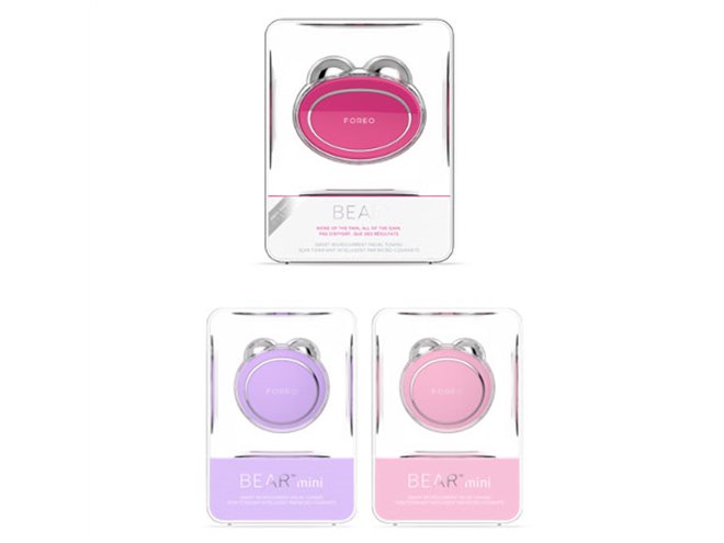 FOREO、“電流の刺激で肌を引き締める”フェイス用デバイス「BEAR