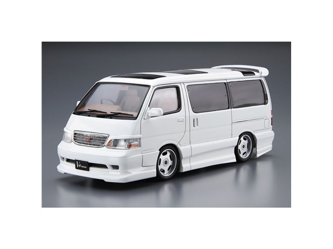 アオシマ1/24アズマックス100ハイエース、バニングパーツセット