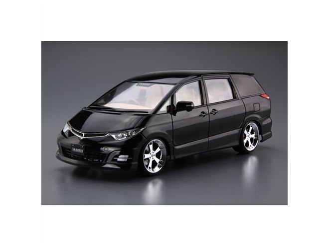 AOSHIMA、「ファブレス」フルエアロ仕様の「トヨタ・エスティマ GSR50