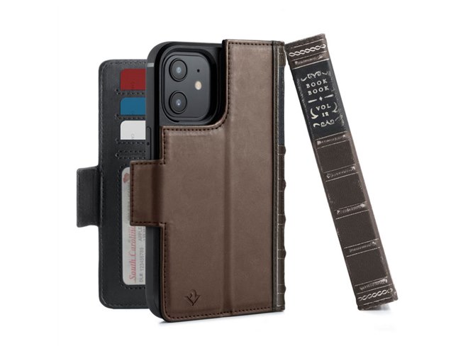 Twelve South、洋書のようなデザインの「iPhone 12」シリーズ用本革