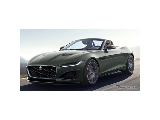 ジャガー Eタイプ 60周年、Fタイプ を当時のグリーンで塗装…世界限定60