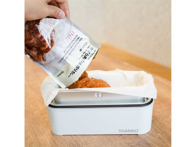 【一人暮らし・職場で大活躍！】15分で炊飯 & おかず温め 2段式弁当箱炊飯器 最短15分でお米炊きあげ＋おかず調理、サンコーの2段式「弁当箱