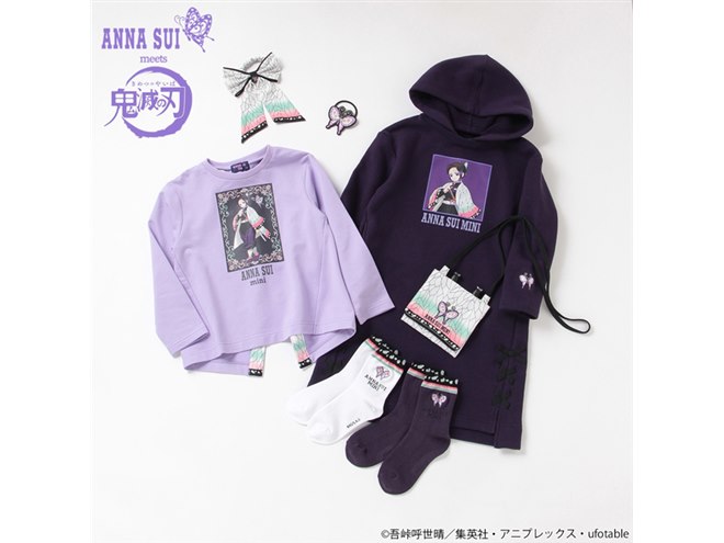 鬼滅の刃、「ANNA SUI」の蝶や薔薇とコラボした初コレクションが12/17