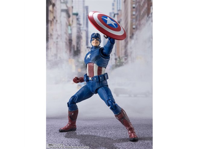S.H.Figuarts キャプテン・アメリカ」発売日決定、新造の指し手首が