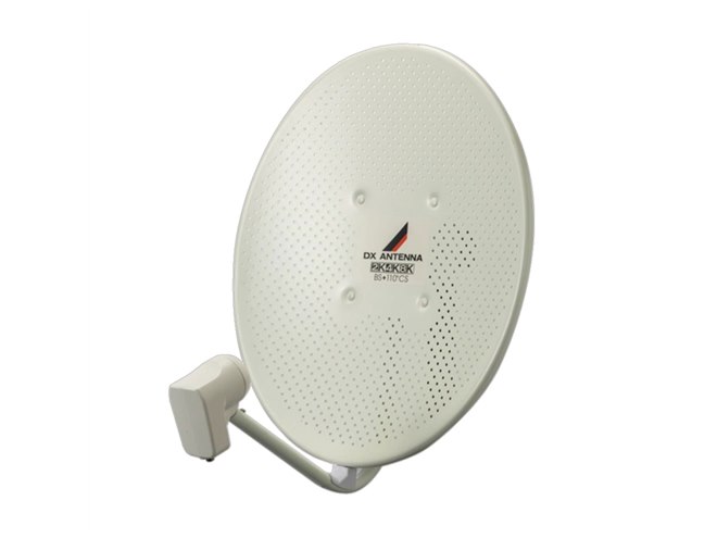 DXアンテナ、耐風速70m/sの耐強風BS/110度CSアンテナ「BC453SG