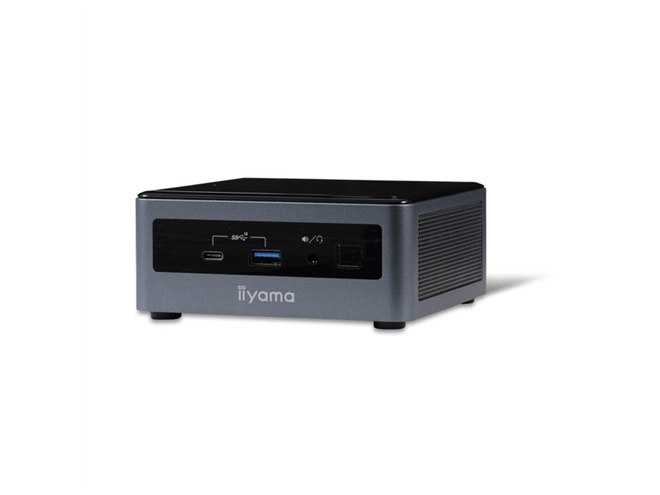 iiyama、第10世代Core搭載の手のひらサイズモデル「NUC ミニPC
