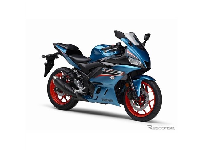 ヤマハ YZF-R3/R25、2021年モデル発売へ トレンドカラー「シアン
