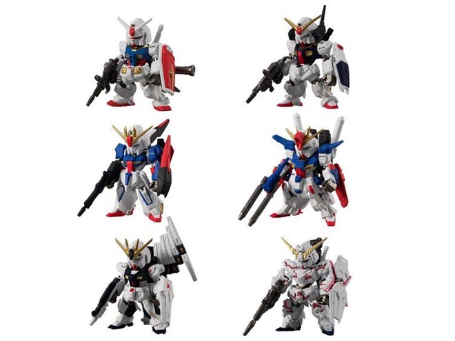 バンダイ、「FW GUNDAM CONVERGE」10周年記念メモリアルセットを