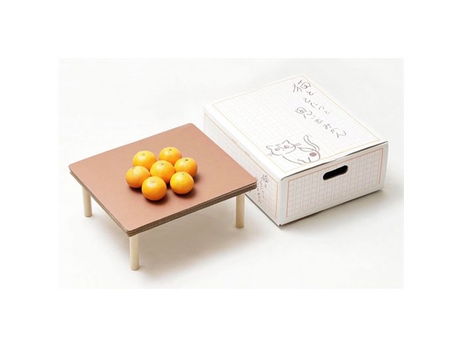 ネコ専用こたつ付きみかん「猫と、こたつと、思い出みかん」が正式発売
