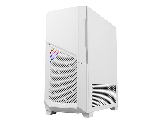 Antec、強化ガラスを採用したミドルタワーPCケース「DP502 FLUX WHITE