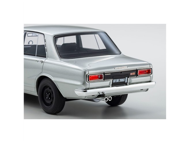 1/18京商SAMURAI日産スカイライン2000GT-R PCG10シルバー samuraiシリーズ】仕上げの美しさと再現力の高さが魅力のレジン
