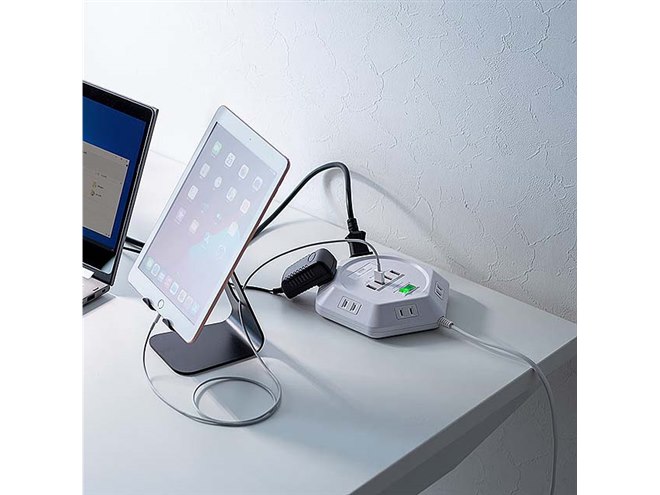 サンワ、USB充電ポート付きの六角形タップ「700-TAP043」 - 価格.com
