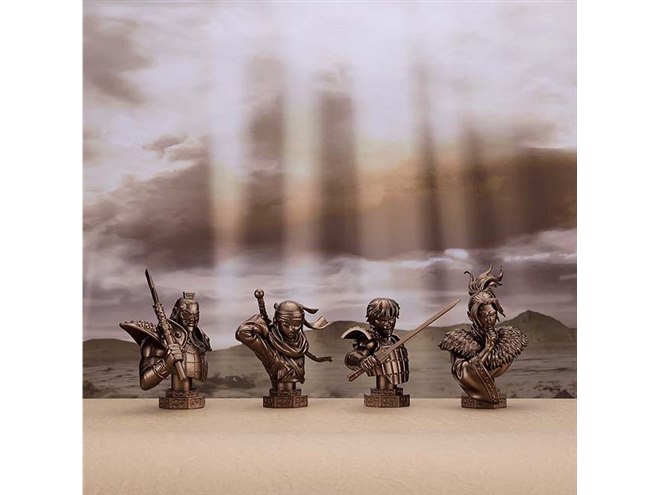 海洋堂、カプセルONEに「キングダム ミニチュアバストマスターズ