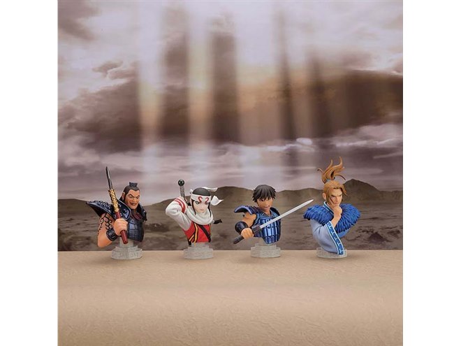 海洋堂、カプセルONEに「キングダム ミニチュアバストマスターズ