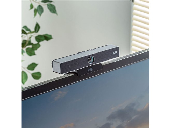 サンワ、広角レンズ搭載の4K対応WEBカメラ「CMS-V52S」 - 価格.com