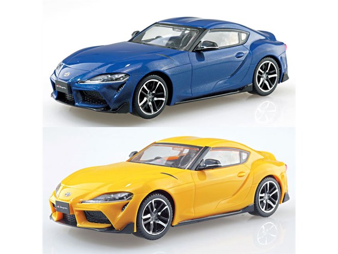 トヨタ　GRスープラ　カラーサンプル　 ディープブリーメタリック カラーサンプル トヨタ GR スープラディープブルーメタリック ミニカー