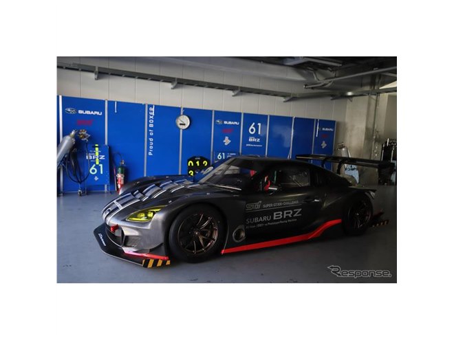 スバル BRZ 新型のSUPER GT参戦マシン登場、走行動画を配信…東京